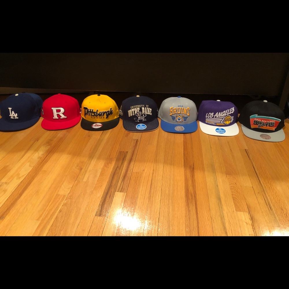 Collection of 8 Nike, Adidias Hats